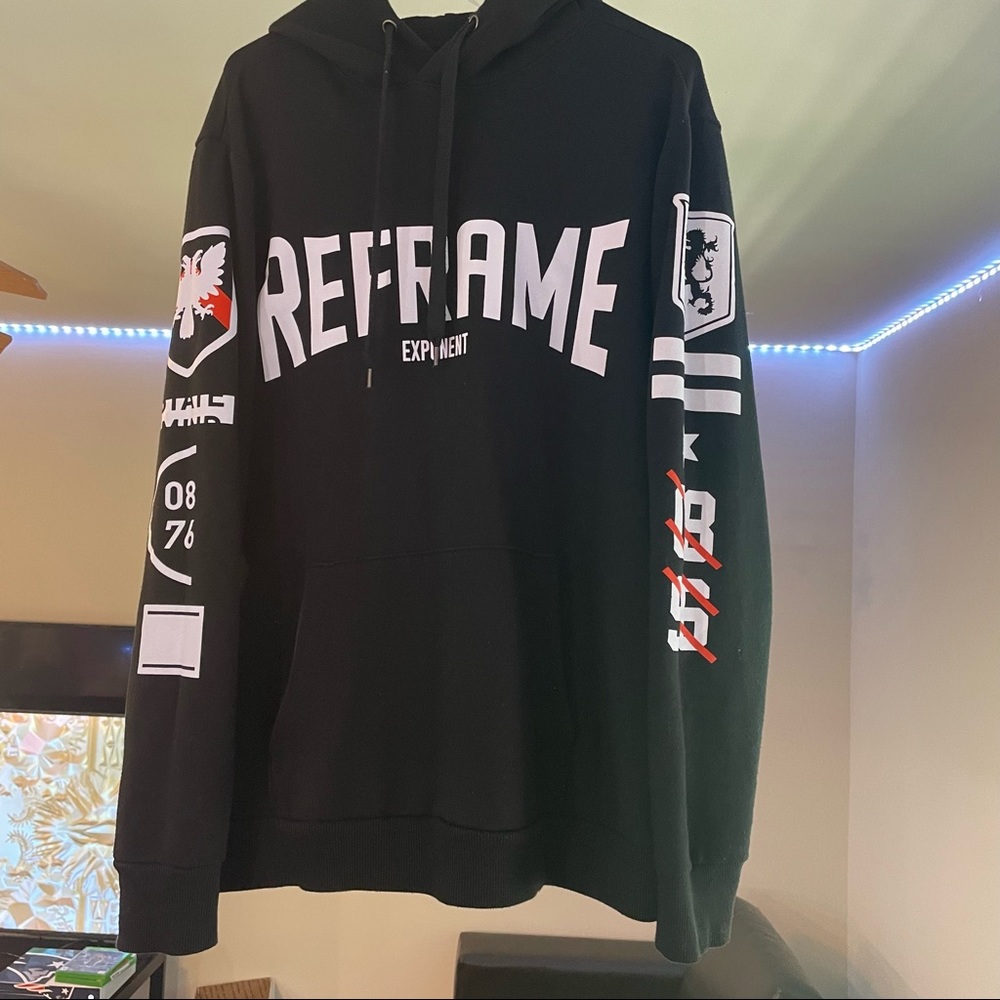 Black hoodie size Large